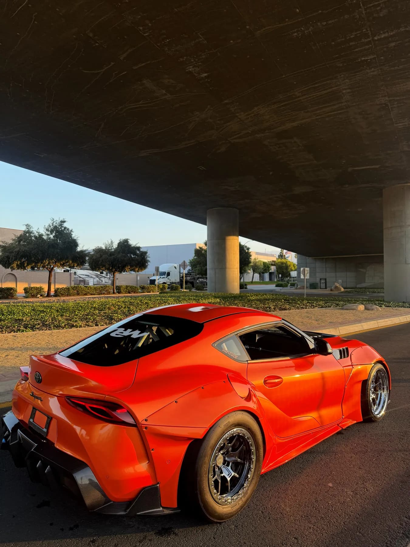 A90 Supra Rear Quarter