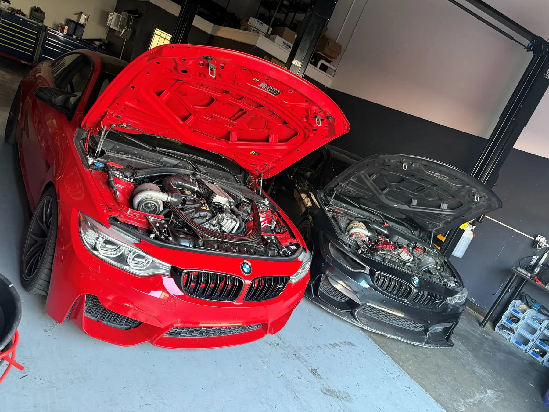 Two M4s In For Work